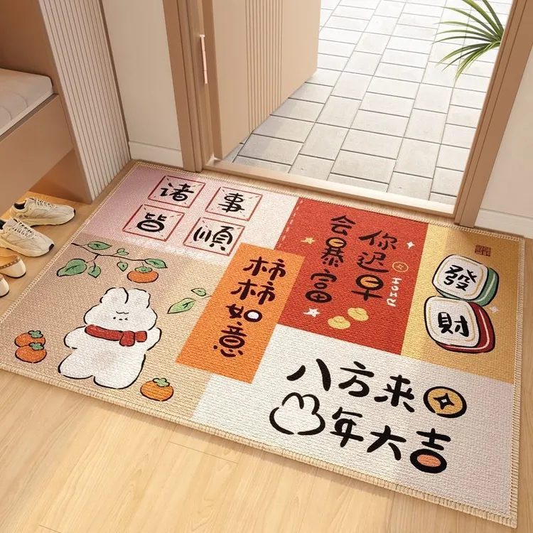 入户门垫防滑耐脏进门玄关家用地垫大门口门外脚垫子家用卧室地毯