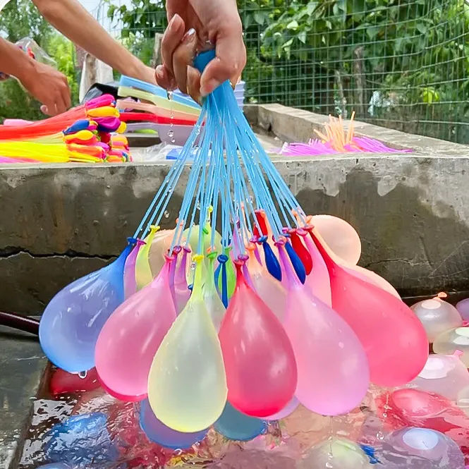 【夏日狂欢】注水气球大号儿童夏天户外打水仗自动打结快速注水弹球