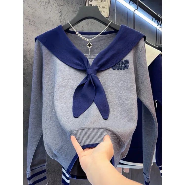 【定制大码女装80-200斤】显瘦时尚百搭减龄学院风蝴蝶结上衣女2027