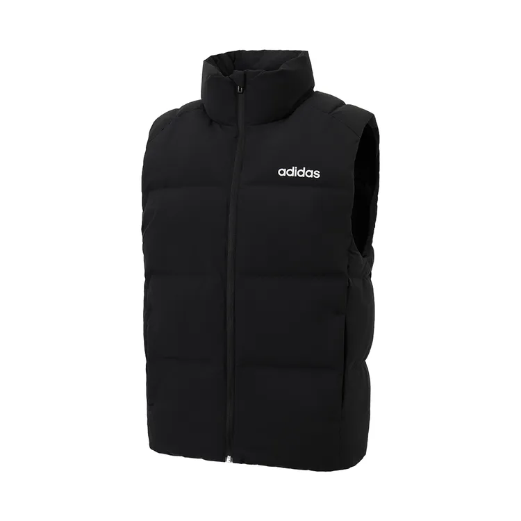 adidas阿迪达斯羽绒马甲棉马甲立领无袖背心外套 JL9563