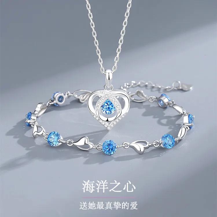 足银手链 999纯银女款项链手链高档礼盒首饰生日情人节礼物送老婆