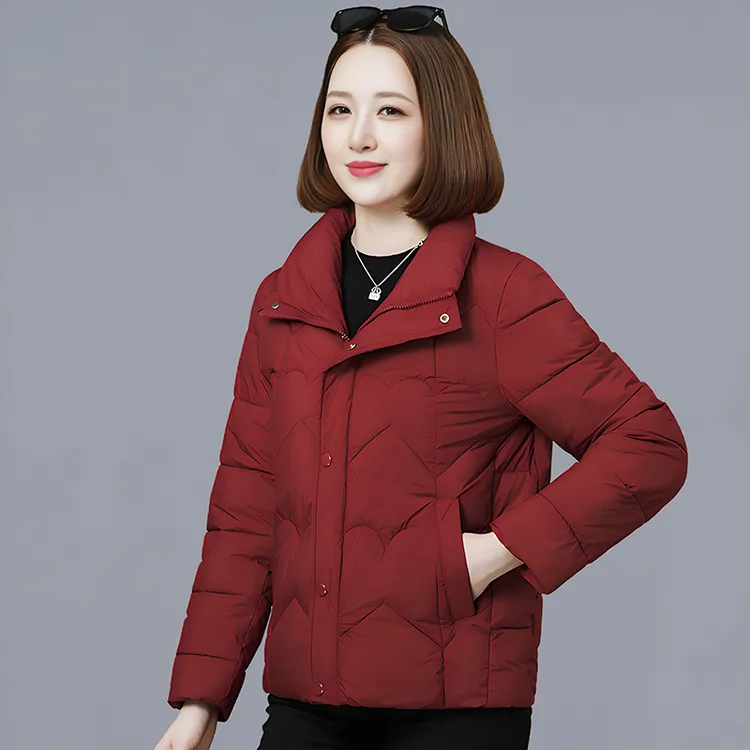 【棉柔感】短款立领时尚棉服2025冬季新款加厚大码保暖棉袄外套