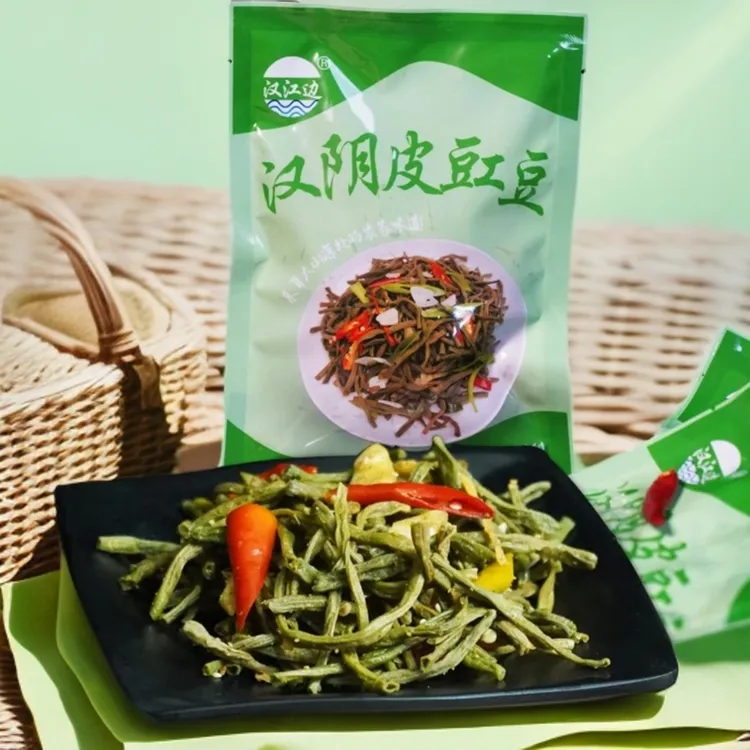 汉阴波哥：产品汉阴皮豇豆腌制/美味下饭菜农村手工菜净含量180g