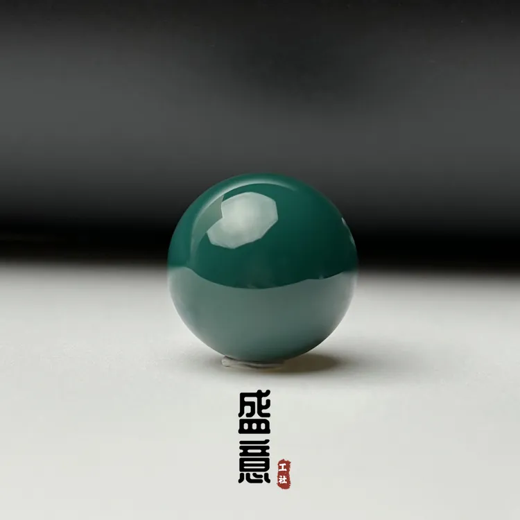 精工雪巴琉璃珠地狱色玉化圆珠顶珠腰珠星月菩提猴头手串diy配珠