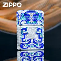 ZIPPO/之宝ZIPPO打火机正品S925银机【纯银瑞兽】-花丝珐琅彩DYJ1