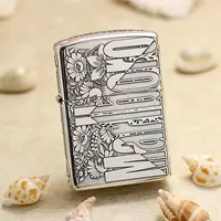 ZIPPO/之宝zippo打火机正品S925银雕刻万宝路繁花-常规-送礼 DYJ1