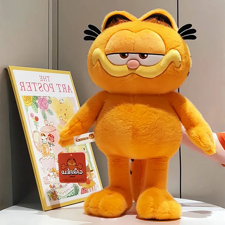 加菲猫玩偶正版猫咪可爱公仔毛绒玩具女孩睡觉抱儿童挂件生日礼物