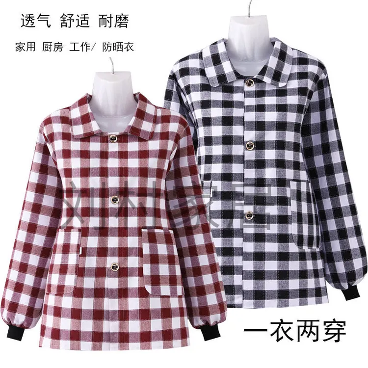 短款正穿小个子罩衣女新款厨房家用透气耐脏时尚厨房围腰防水防油