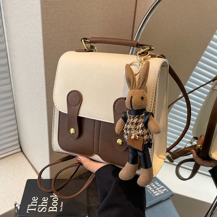 佐猫包包女2024新款包包秋冬时尚百搭少女双肩包高级感小众双背包