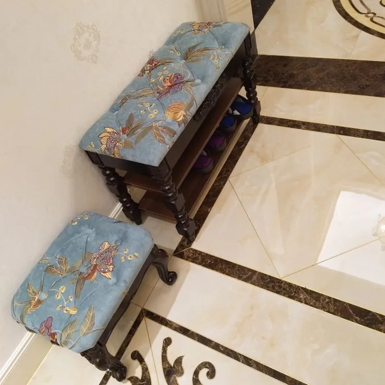 换鞋凳鞋柜鞋架子门口可坐结实木凳子家用换鞋长凳沙发收纳凳网红