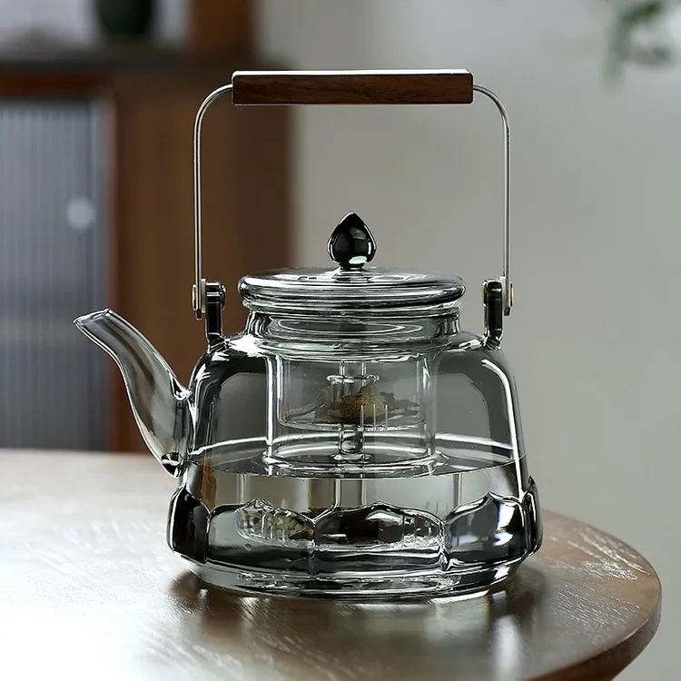 玻璃蒸煮茶壶耐高温电陶炉煮茶炉烧水壶提梁泡茶器养生壶茶具套装