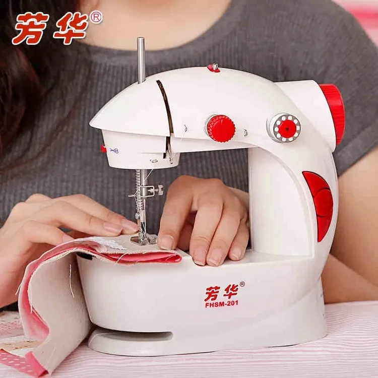 芳华201缝纫机电动家用小型全自动多功能吃厚衣车便捷原装diy适用