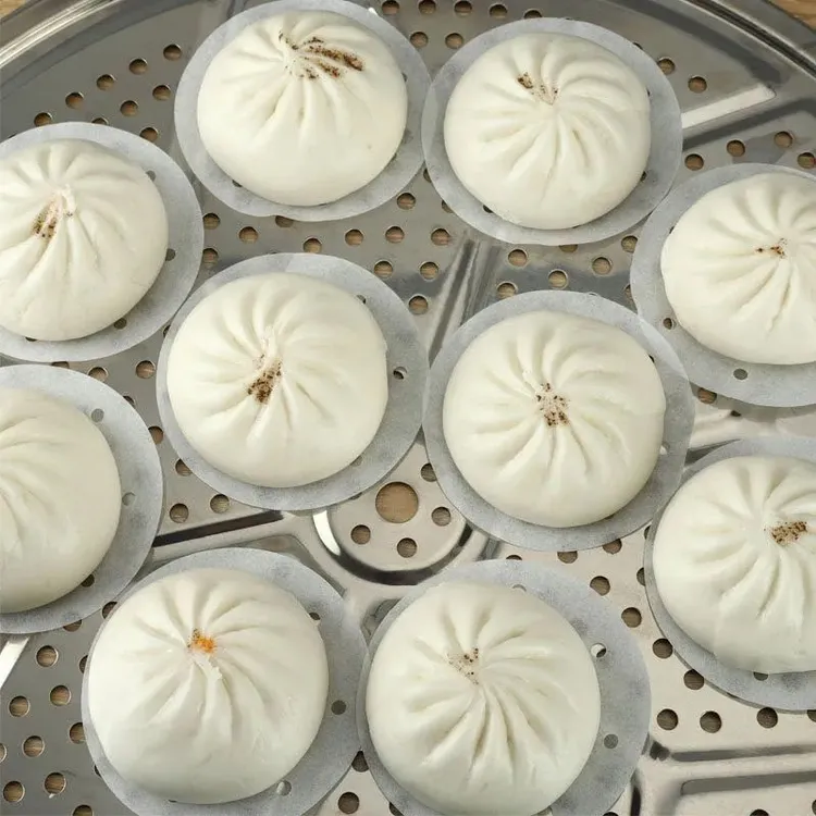 【全国包邮到家】蒸笼纸不沾圆形包子馒头纸垫蒸锅一次性家用防油纸