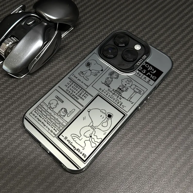 史努比苹果14promax手机壳iphone15保护套13新款12网红11/xs创意