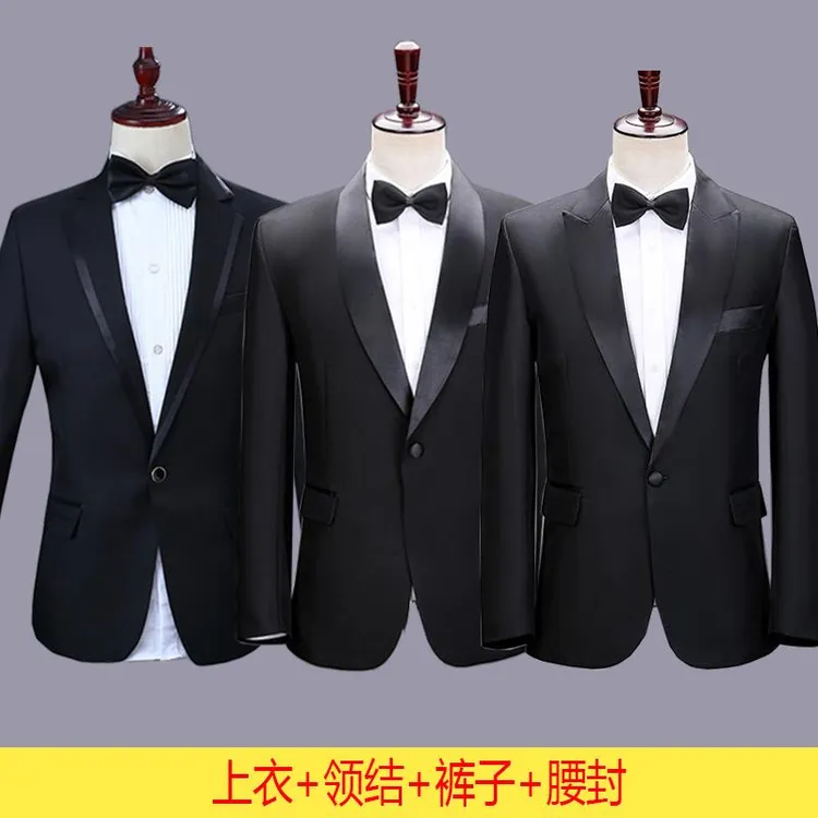FAVMARTHA歌手演出服男艺考西服主持人礼服男士西装套装舞台表演