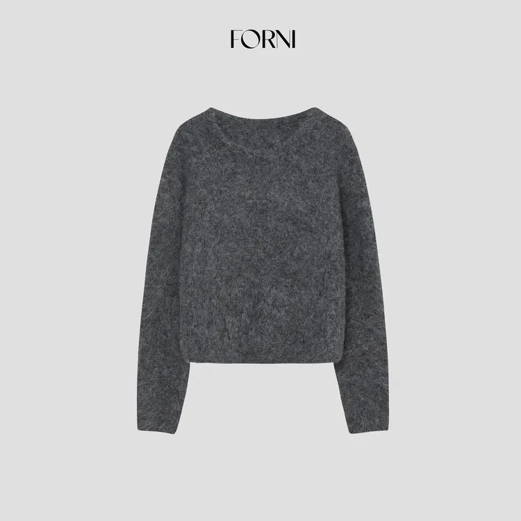 FORNI 凌驾于我之上软糯羊驼毛毛衣软糯羊驼毛毛衣女