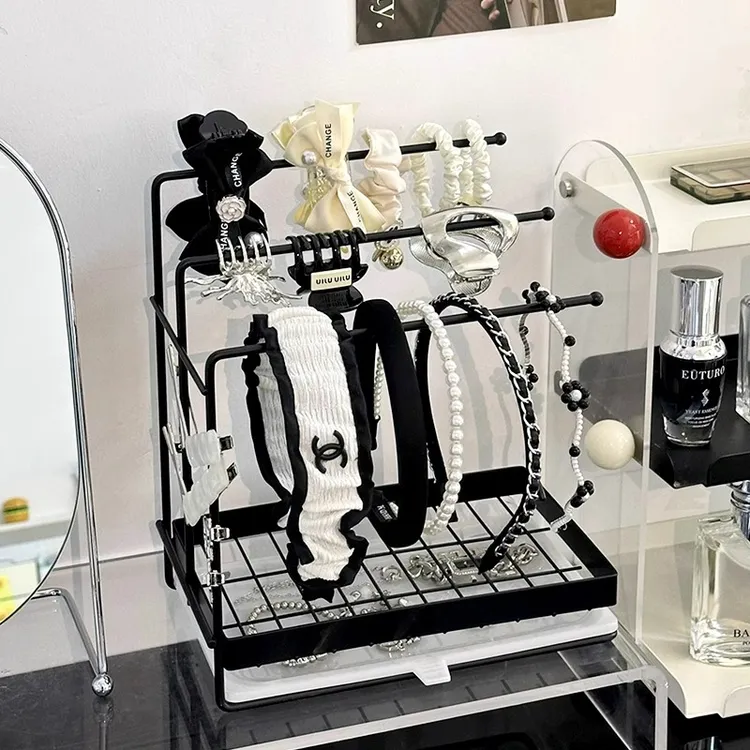 发圈发带收纳架儿童挂头绳首饰发箍发夹整理神器壁挂式家用展示架