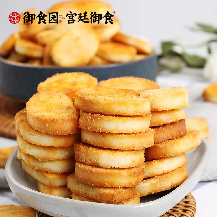 御食园烤香馍片208g馒头片干京味馍儿休闲零食饼干小吃酥脆非油炸