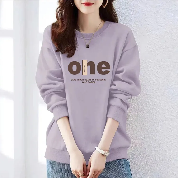 大码微胖mm加绒卫衣秋冬季女装新爆款韩版百搭宽松显瘦减龄外套