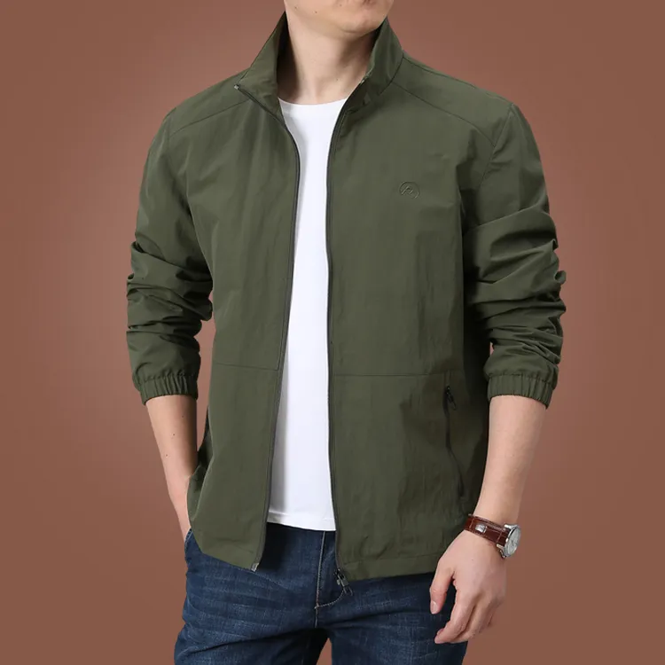 KPB休闲男外套春秋季户外新款宽松夹克男士商务衣服立领大码男装商品图