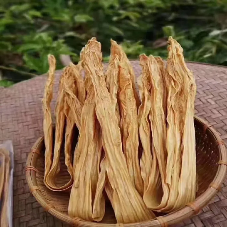 河源客家腐竹 和平特产纯手工原浆制作无盐头层腐竹干货500克包邮