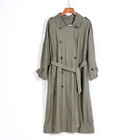 【蓉哥出品】净版棉麻纯色风衣D33