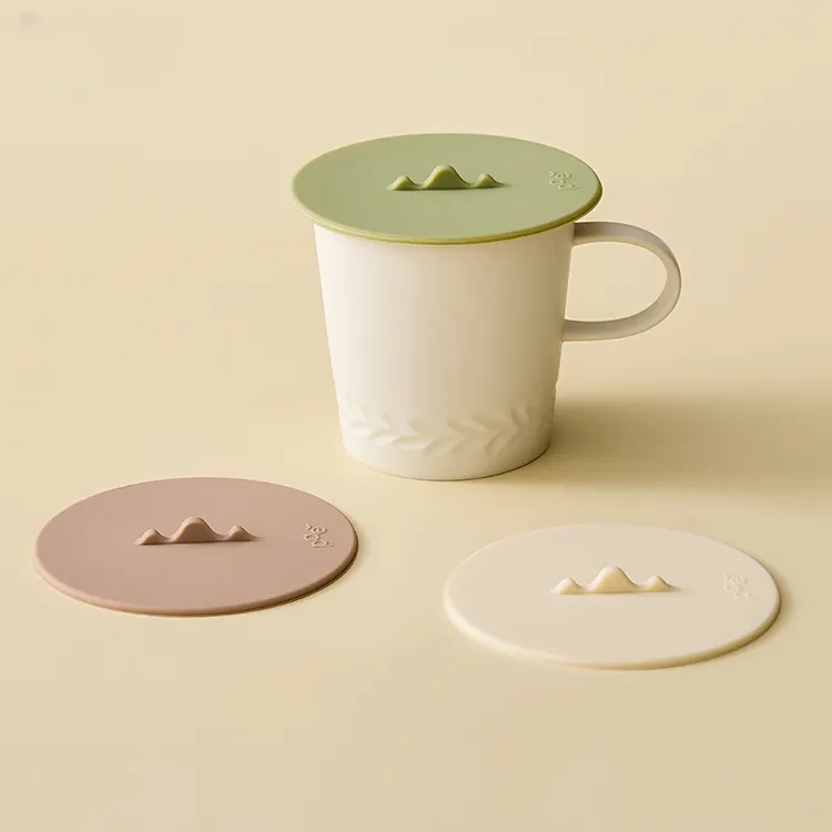 硅胶杯盖安心用通用茶杯盖子单卖陶瓷杯马克杯水杯盖配件圆形好物