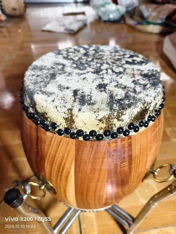 6.5寸高音鼓加厚水牛皮红椿木