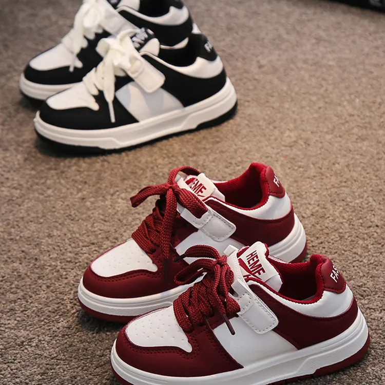 龙年新款春季小白鞋儿童运动鞋童鞋白色女孩舒适板鞋中大童男童鞋