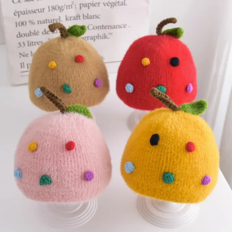 秋冬帽子2022婴儿新生款女婴幼儿公主可爱超萌男女宝宝冬季保暖毛