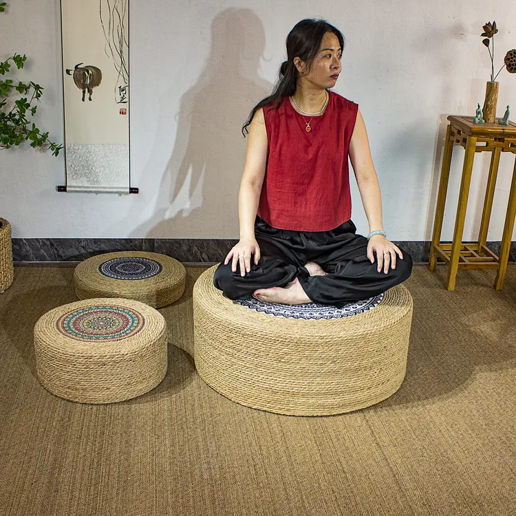 （草木香）大蒲团打坐垫禅修正规垫拜跪垫冥想坐垫地上打坐垫禅修垫