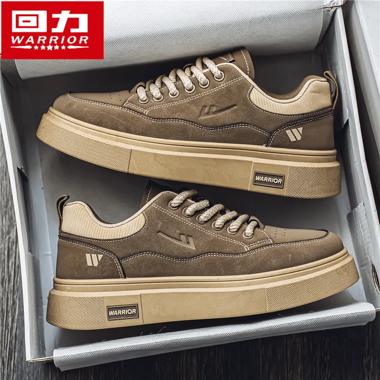 回力上班男鞋板鞋男款2025新款爆款秋季潮鞋透气男士开车专用鞋