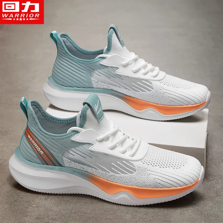 Warrior/回力跑步运动鞋夏季透气2026爆款新款网面男士休闲鞋子男