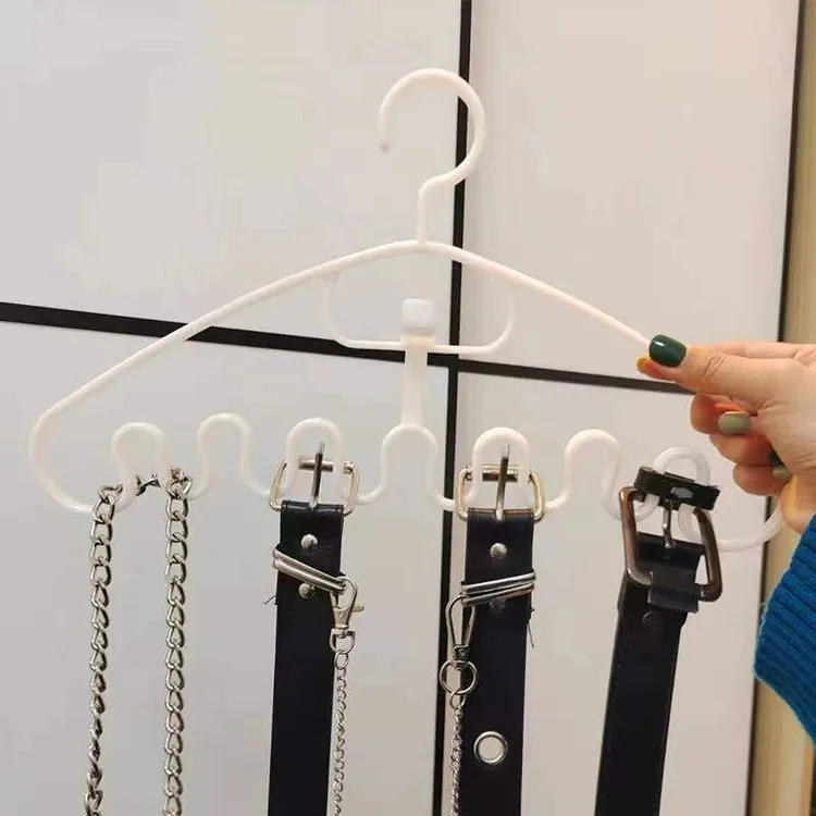 波浪吊带衣架学生宿舍用家用无痕防滑多功能挂衣撑子领带收纳神器