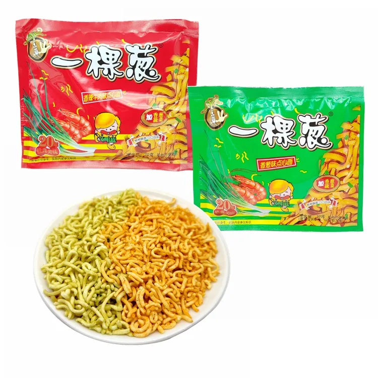 一棵葱干脆面味香辣牛肉味混合碎碎面怀旧办公室休闲零食干吃面