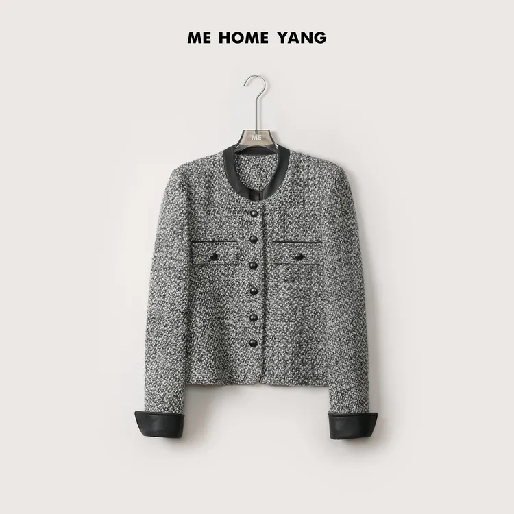 ME【黑珍珠】新款百搭时尚休闲小香风气质品质洋气轻奢外套MEQC1448