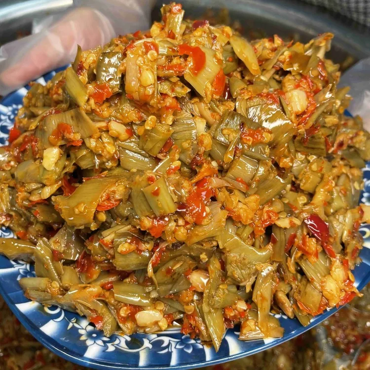 杨巧妹酸辣芋荷江西美食芋苗酸芋梗辣酱即食下饭菜调味酸辣鲜香