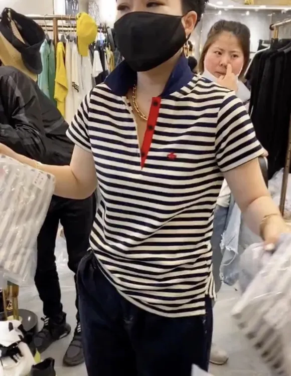 条纹上衣短袖显瘦百搭经典Polo衫