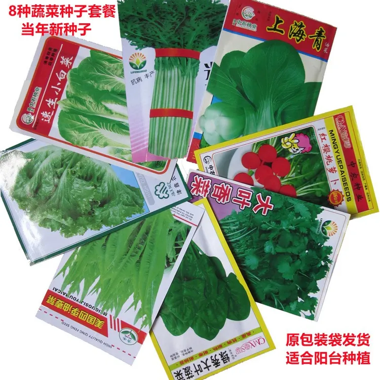 家庭四季蔬菜种子套餐各种常种蔬菜大全播种健康种植生长混合任选