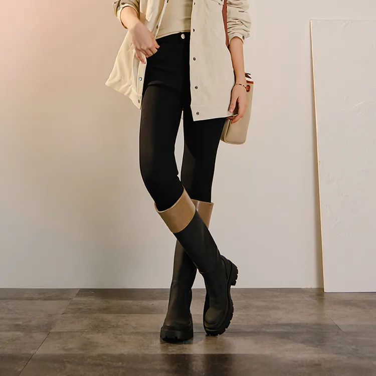 美洋MEIYANG 生姜打底裤 牛奶丝加绒高弹小脚裤保暖小黑裤