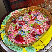 高端定制原创设计复古托盘收纳茶几托盘摆件35.25尺寸