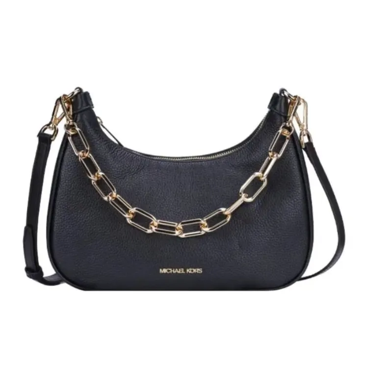 MICHAEL KORS CORA大号麻将包斜挎包黑色 约28*7*22cm 35S2G4CW3L
