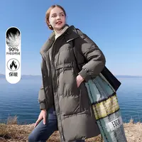 【直播专享】Y634631羽绒服 香影羽绒服女中长款2024年冬季新款连