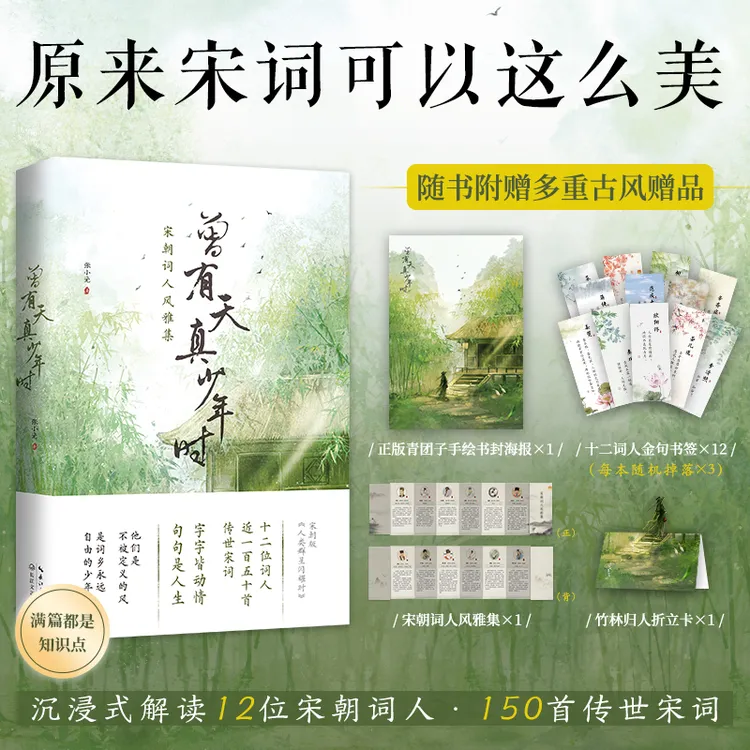 曾有天真少年时 苏轼 欧阳修 辛弃疾 李清照等12位宋朝词人风雅集