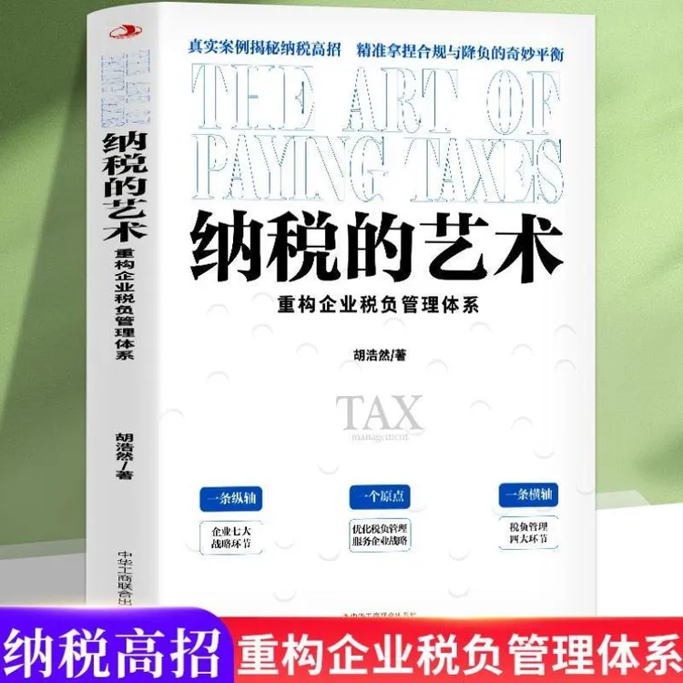 纳税的艺术重构企业税负管理体系会计做账入门零基础自学财务书籍