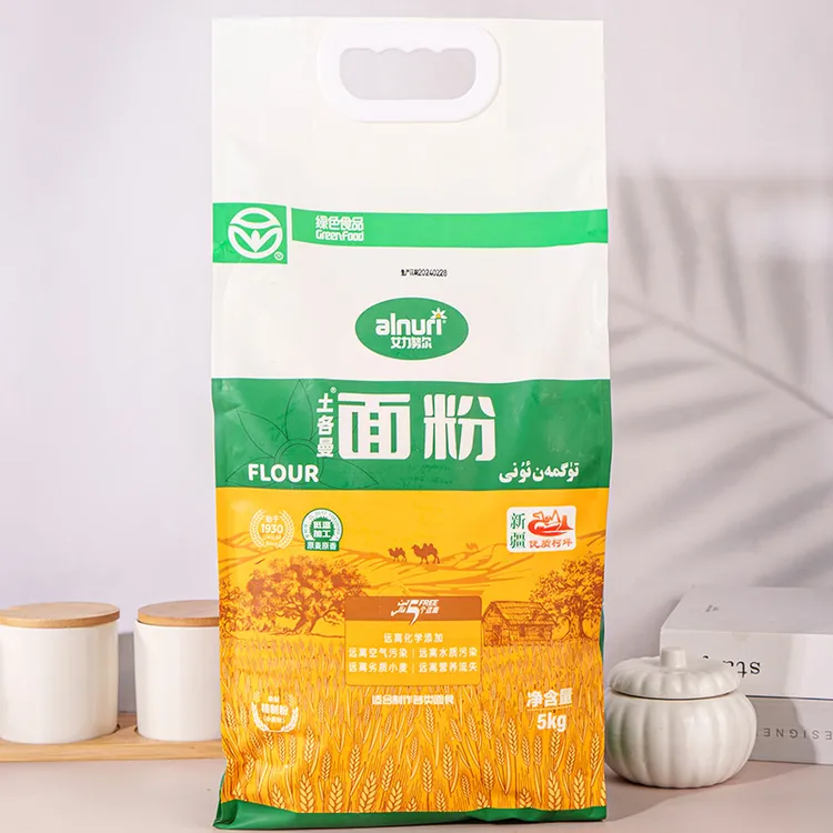 ALNURI/艾力努尔新疆阿克苏土各曼面粉5kg面条包子通用新疆直发
