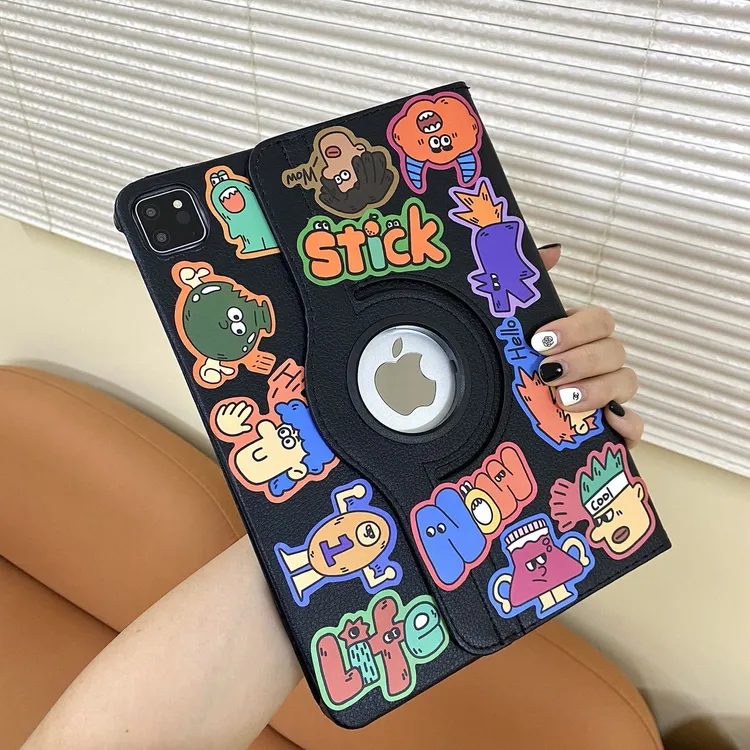 蒲恋涂鸦小米6保护套6pro平板壳小米5/5pro旋转11寸红米pad10.6