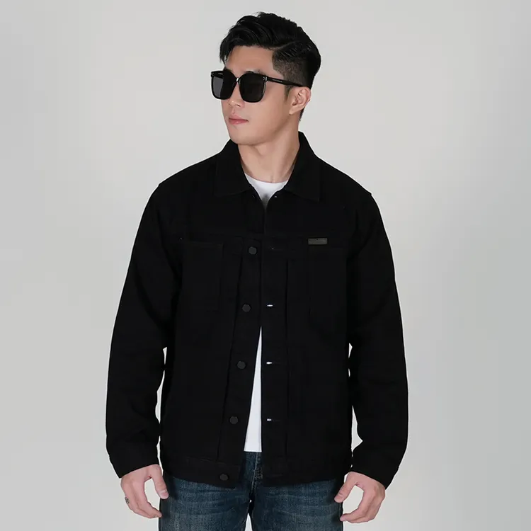男士工装夹克外套潮流版型牛仔春秋款韩版百搭宽松休闲翻领帅气