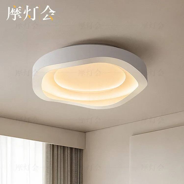 摩灯会 卧室吸顶灯 主卧现代简约奶油风书房护眼灯2025年新24134