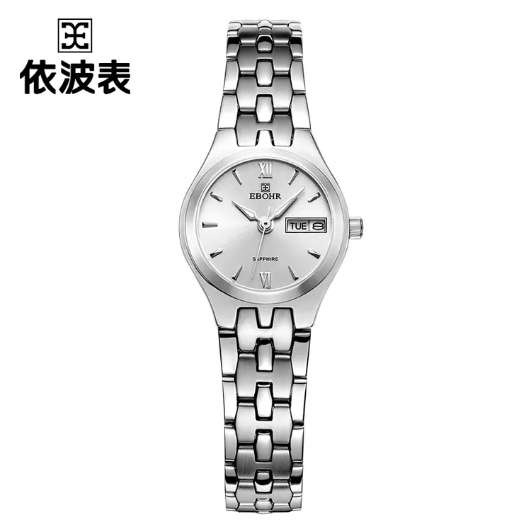 EBOHR/依波气质优雅小巧简约防水女表经典女款石英表双日历5003